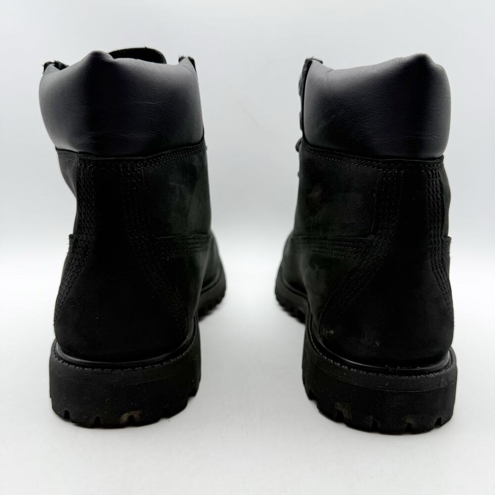 Timberland Premium Womens 6" Ankle Boots Size 6.5 Black Nubuck Leather WP NIB - Picture 8 of 13